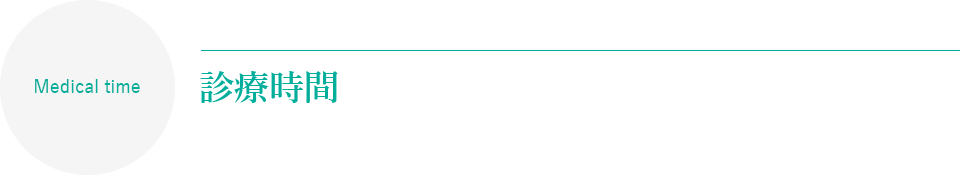 診療時間